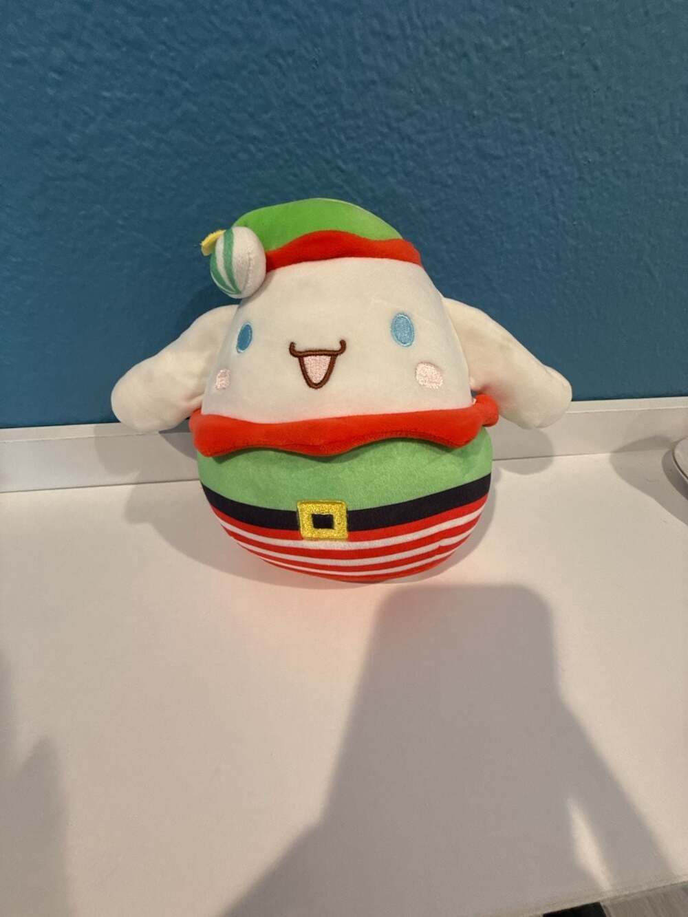 Squishmallows Sanrio Christmas Holiday Edition Cinnamoroll Elf Plush